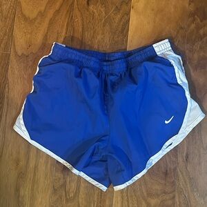 Nike Dri fit Girl’s shorts with liner and drawstring waist. Size medium.